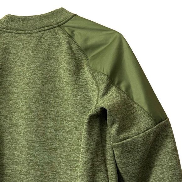 Nike Therma-FIT Men's Training Full-Zip Bomber Jacket Green - Picture 13 of 15